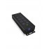 ICY BOX IB-HUB1703-QC3 USB 3.2 Gen 1 (3.1 Gen 1) Type-B 5000 Mbit/s Black