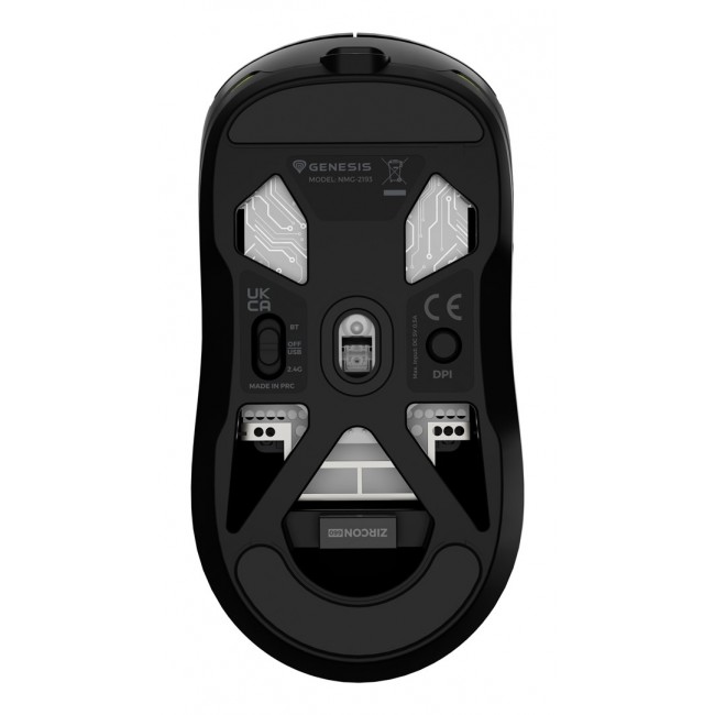GENESIS NMG-2193 mouse Gaming Ambidextrous Bluetooth + USB Type-C Optical 26000 DPI