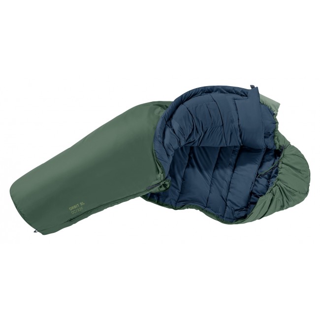 Deuter Orbit SL 0C/32F Adult Mummy sleeping bag Fabric, Polyethersulfone (PES), Ripstop Green