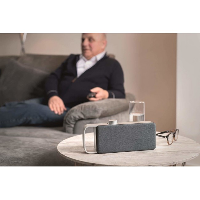 FALLER OSKAR Mono portable speaker Black, Silver 4 W
