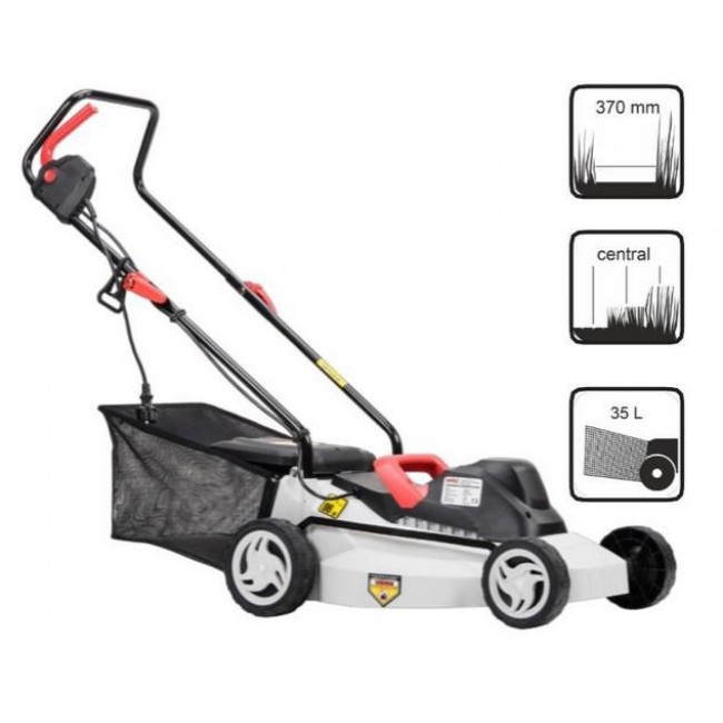 NAC ELECTRIC LAWN MOWER 1500W 37cm LE15-37-PB-S NAC ELECTRIC LAWN MOWER 1500W 37cm LE15-37-PB-S