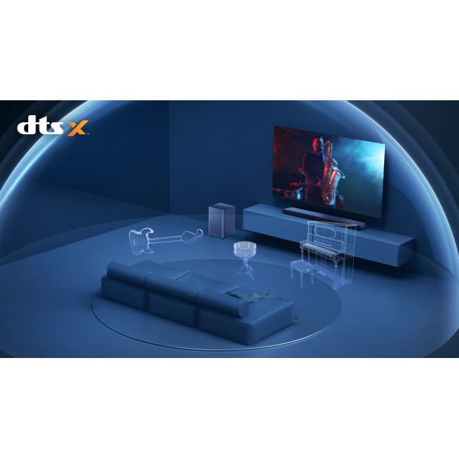 TCL S S55H Class 2.1 Channel Sound Bar with Dolby Atmos, Wireless Subwoofwer, and Bluetooth Music Streaming