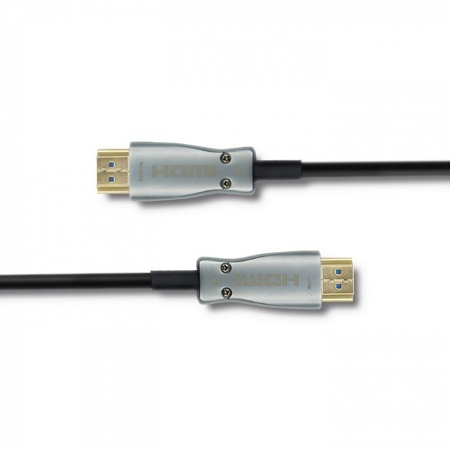 Qoltec 50474 HDMI cable 30 m HDMI Type A (Standard) Black, Silver