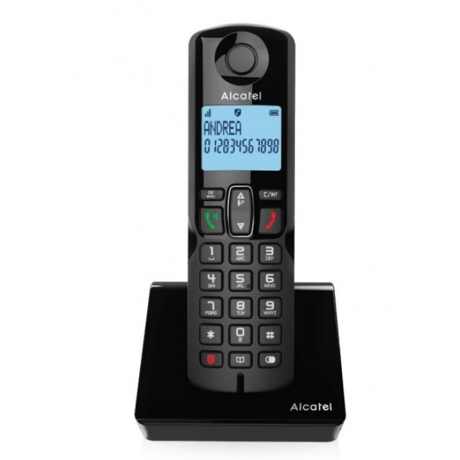 Alcatel S280 EWE DECT telephone Caller ID Black