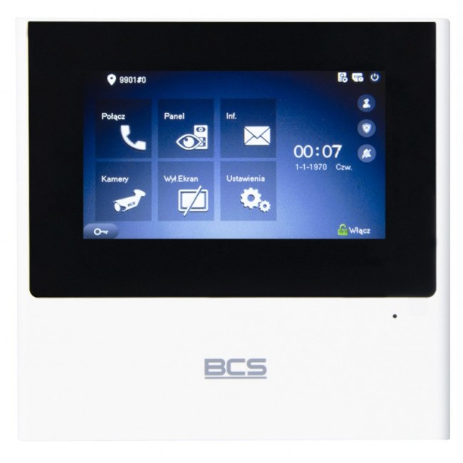 BCS BCS-MON4000W-S video intercom system 10.9 cm (4.3