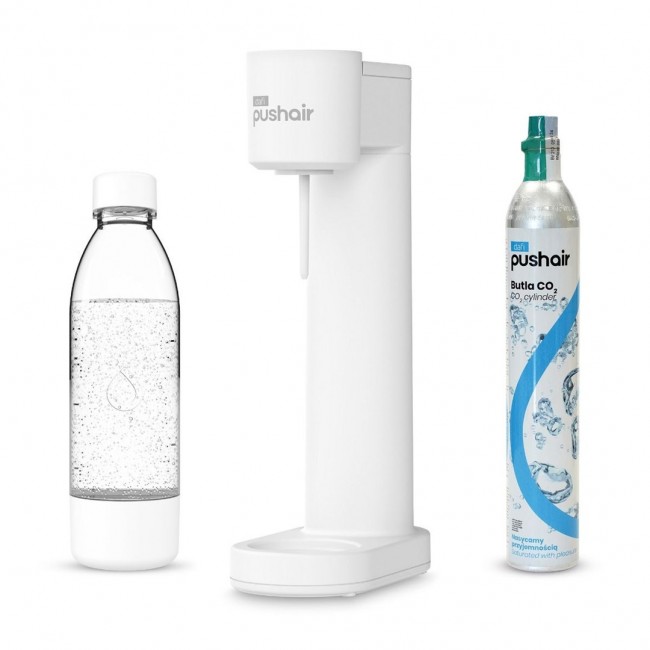 PUSHAIR water saturator Dafi white siphon + CO2 cartridge + 0.7 bottle