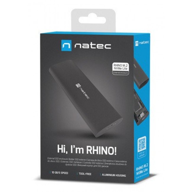 NATEC NKZ-2286 storage drive enclosure SSD enclosure Black M.2 NATEC NKZ-2286 storage drive enclosure SSD enclosure Black M.2