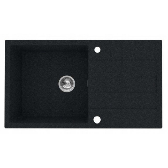 Pyramis Sparta Plus 78x48 1B 1D carbon black sink Pyramis Sparta Plus 78x48 1B 1D carbon black sink