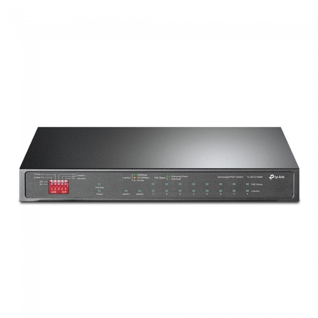 TP-Link TL-SG1210MP network switch Unmanaged Gigabit Ethernet (10/100/1000) Power over Ethernet (PoE) Black TP-Link TL-SG1210MP network switch Unmanaged Gigabit Ethernet (10/100/1000) Power over Ethernet (PoE) Black