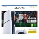 Sony PlayStation 5 Slim + EA Sports FC 26 Bundle 1 TB Wi-Fi Black, White Sony PlayStation 5 Slim + EA Sports FC 26 Bundle 1 TB Wi-Fi Black, White