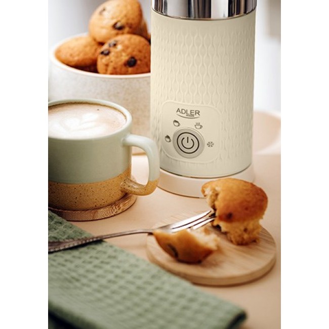 Adler AD 4495 milk frother/warmer Automatic milk frother/warmer Beige