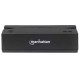 Manhattan USB-A Magnetic Strip Card Reader, Triple Track Reader, Keyboard Wedge Decoder, Cable 1.5m, Black, Three Year Warranty