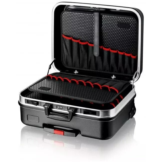 Knipex BIG Basic Move Tool box Acrylonitrile butadiene styrene (ABS), Aluminum Black