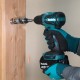 Makita DDF490Z drill 1900 RPM Keyless 1.7 kg Blue, Black