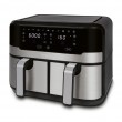 Heinrich s HFR 8214 Double hot air fryer 2 x 4.5 l 9.0 l 1300-2400 W Black - Silver Heinrich s HFR 8214 Double hot air fryer 2 x 4.5 l 9.0 l 1300-2400 W Black - Silver