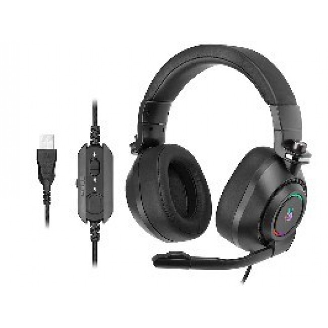 BLOODY G580 headphones/headset Wired Head-band Gaming Black