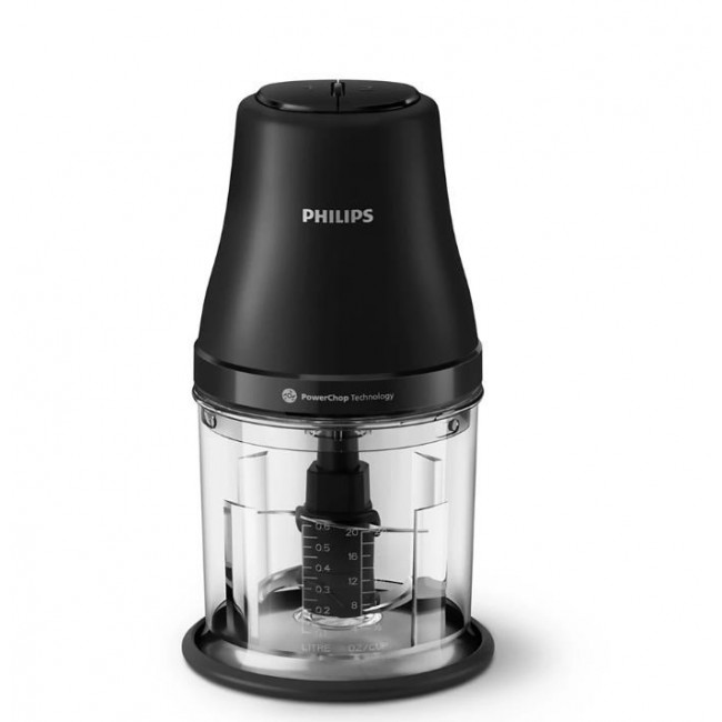 Philips HR1501/00 electric food chopper 1 L 450 W Black