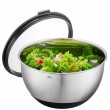 GEFU MUOVO Round Bowl 4.5 L Black, Stainless steel 1 pc(s)