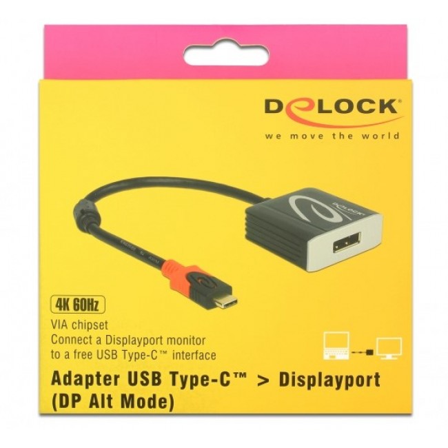 DeLOCK 63312 USB graphics adapter 4096 x 2160 pixels Black DeLOCK 63312 USB graphics adapter 4096 x 2160 pixels Black