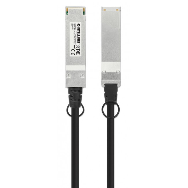 Intellinet 2m 40G QSFP+ Passive Direct Attach Copper Twinax Cable 30AWG MSA QSFP-H40G-CU2M compatible