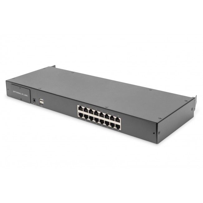 Digitus Modular Cat.5 KVM switch, 16-port Digitus Modular Cat.5 KVM switch, 16-port
