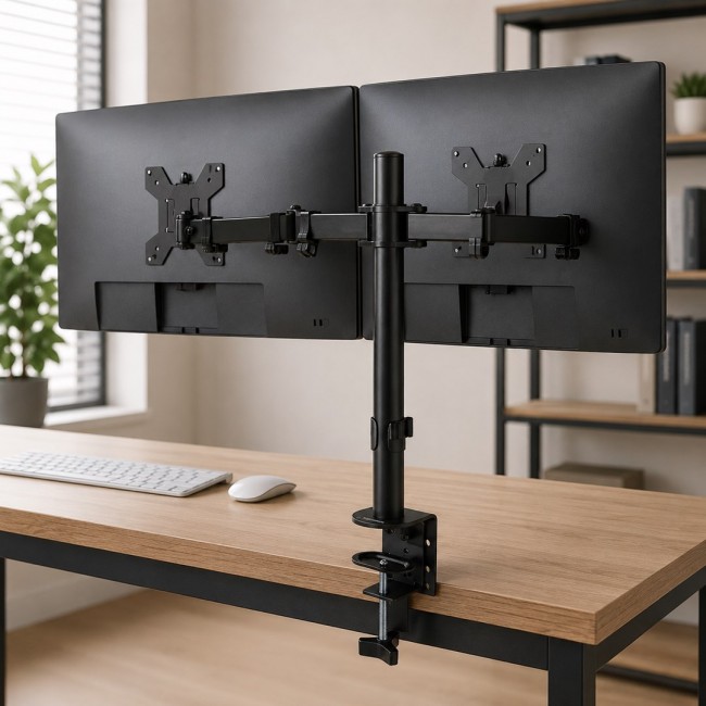 Esperanza ERW018 Desk mount for two monitors 10-27'' up to 8kg