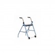 Two-wheel rehabilitation support - walker Blue black