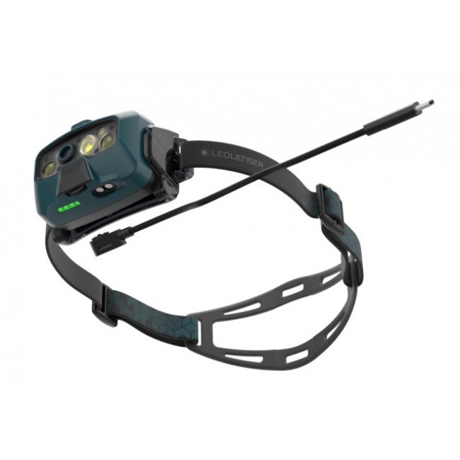 Ledlenser HF8R Core teal Green - Headband flashlight LED, green