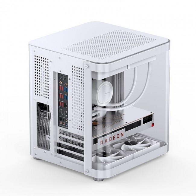Jonsbo TK-1 2.0 Micro-ATX Case, Tempered Glass - white Jonsbo TK-1 2.0 Micro-ATX Case, Tempered Glass - white