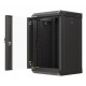Lanberg WF11-3309-10B rack cabinet 9U Wall mounted rack Black