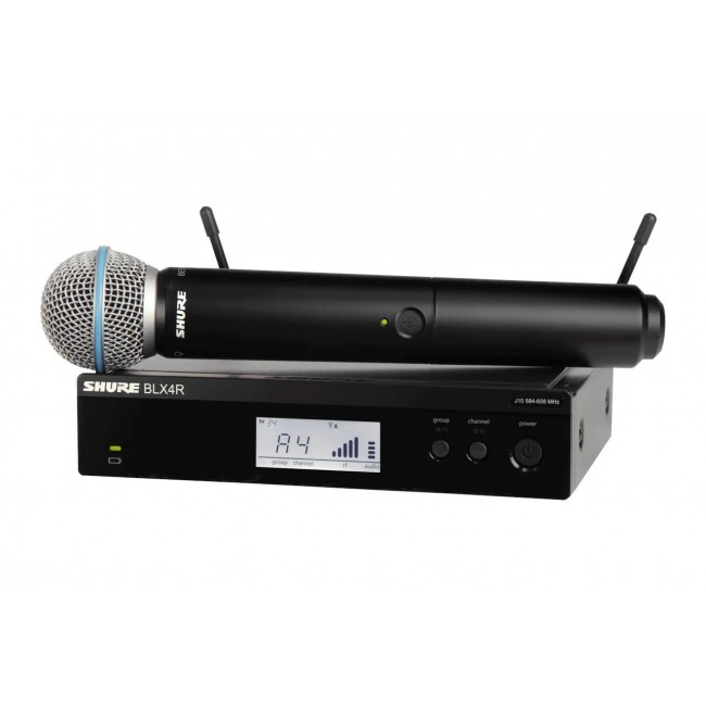 Shure BLX24RE/B58-H8E - wireless vocal system for rack mounting with Beta 58A microphone Shure BLX24RE/B58-H8E - wireless vocal system for rack mounting with Beta 58A microphone