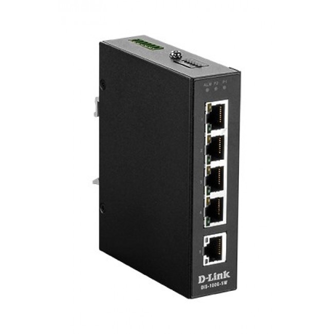 D-Link DIS 100G 5W Unmanaged L2 Gigabit Ethernet (10/100/1000) Black D-Link DIS 100G 5W Unmanaged L2 Gigabit Ethernet (10/100/1000) Black