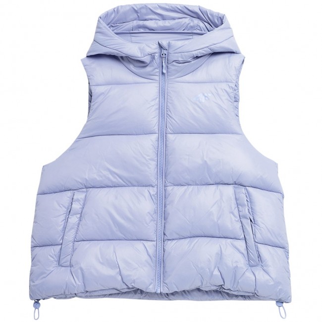Women's down vest 4F F092 light purple 4FSS23TDJAF092 52S S Women's down vest 4F F092 light purple 4FSS23TDJAF092 52S S