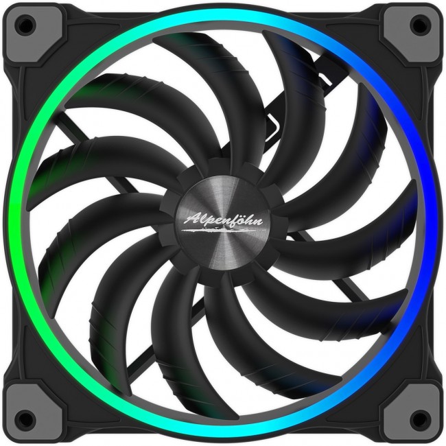 Alpenf hn Wing Boost 3 ARGB 140mm High Speed - Fan black, 3 pc(s) Alpenf hn Wing Boost 3 ARGB 140mm High Speed - Fan black, 3 pc(s)
