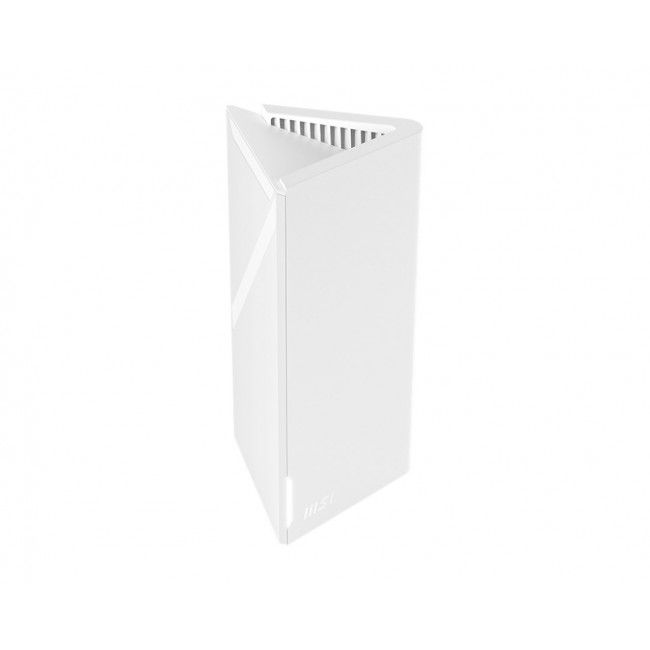 MSI Roamii BE Lite Mesh System 1-pack Dual-band (2.4 GHz / 5 GHz) Wi-Fi 7 (802.11be) White 3 Internal MSI Roamii BE Lite Mesh System 1-pack Dual-band (2.4 GHz / 5 GHz) Wi-Fi 7 (802.11be) White 3 Internal