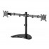 Gembird MS-D2ST-02 Monitor desk stand (rotate, tilt, swivel), 13 -32 , black