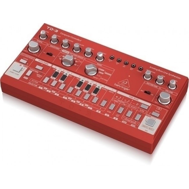 Behringer TD-3-RD synthesizer Analog synthesizer Red