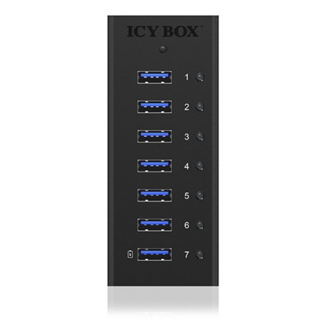 ICY BOX IB-AC618 USB 3.2 Gen 1 (3.1 Gen 1) Type-B 5000 Mbit/s Black