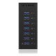 ICY BOX IB-AC618 USB 3.2 Gen 1 (3.1 Gen 1) Type-B 5000 Mbit/s Black
