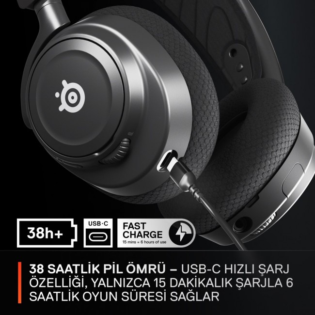 Steelseries Arctis Nova 7 Headset Wireless Head-band Gaming USB Type-C Bluetooth Black