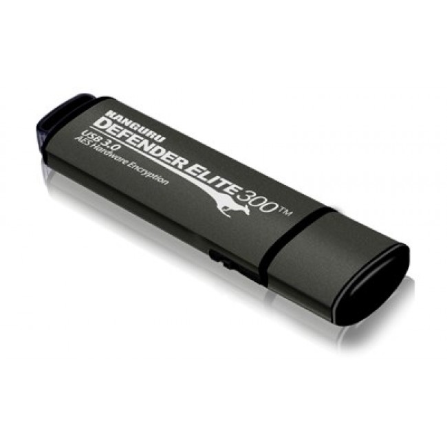 iStorage Kanguru Defender Elite300, 32GB USB flash drive USB Type-A 3.2 Gen 1 (3.1 Gen 1) Black, Grey