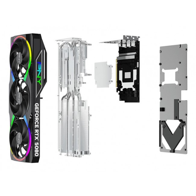 PNY GeForce RTX 5080 ARGB OC - 16 GB GDDR7 graphics card PNY GeForce RTX 5080 ARGB OC - 16 GB GDDR7 graphics card