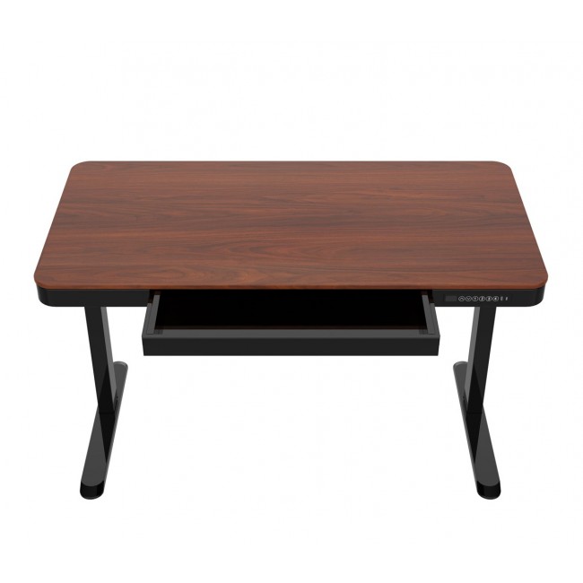 ACTIVEJET desk with electric height adjustment 120x60 ET119S black/walnut