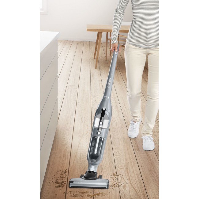 Bosch BCH3P210 stick vacuum/electric broom 2-in-1 stick vacuum AC/Battery Dry Bagless 0.4 L Black, Grey