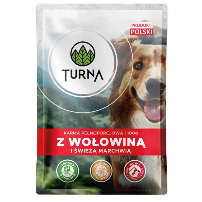 TURNA with beef wet dog food 100g