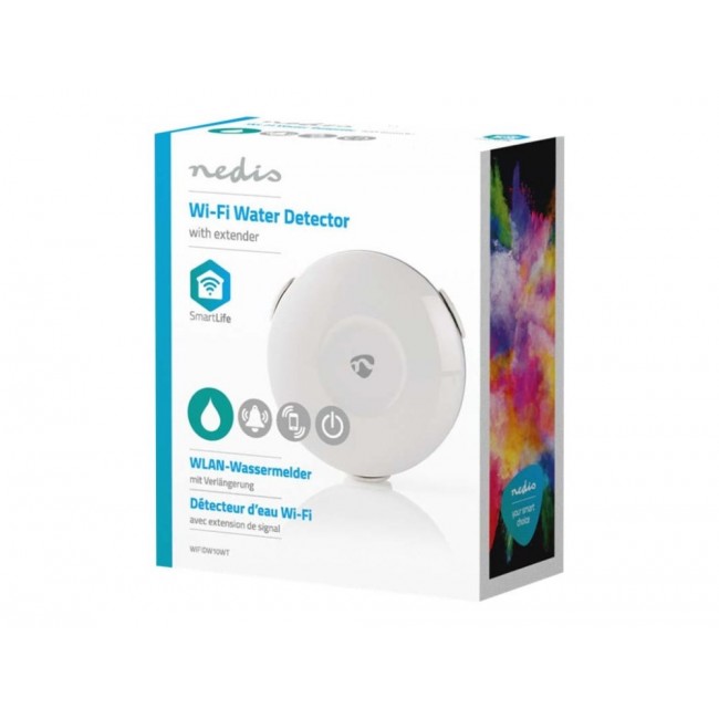 Nedis WIFIDW10WT water detector Sensor & alert system Wired & Wireless