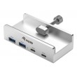 Equip 128967 interface hub USB 3.2 Gen 1 (3.1 Gen 1) Type-A 5000 Mbit/s Aluminium
