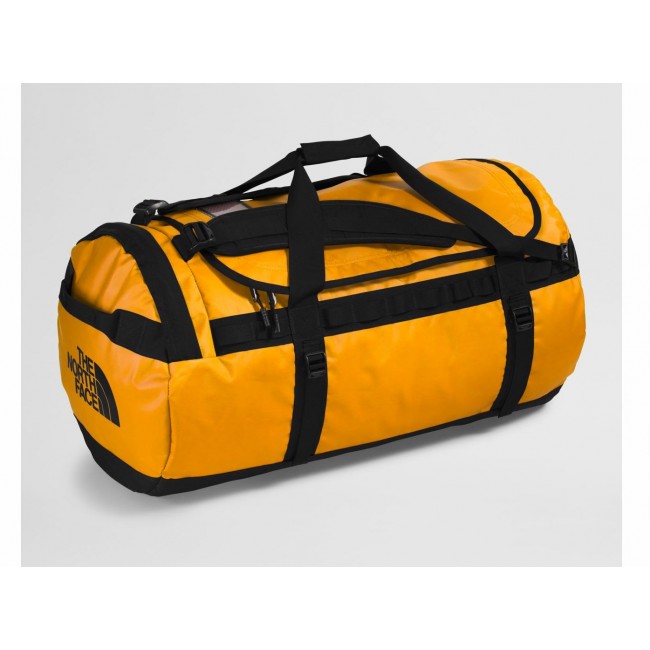 The North Face Base Camp Duffel L duffel bag 95 L Polyester Black, Yellow The North Face Base Camp Duffel L duffel bag 95 L Polyester Black, Yellow