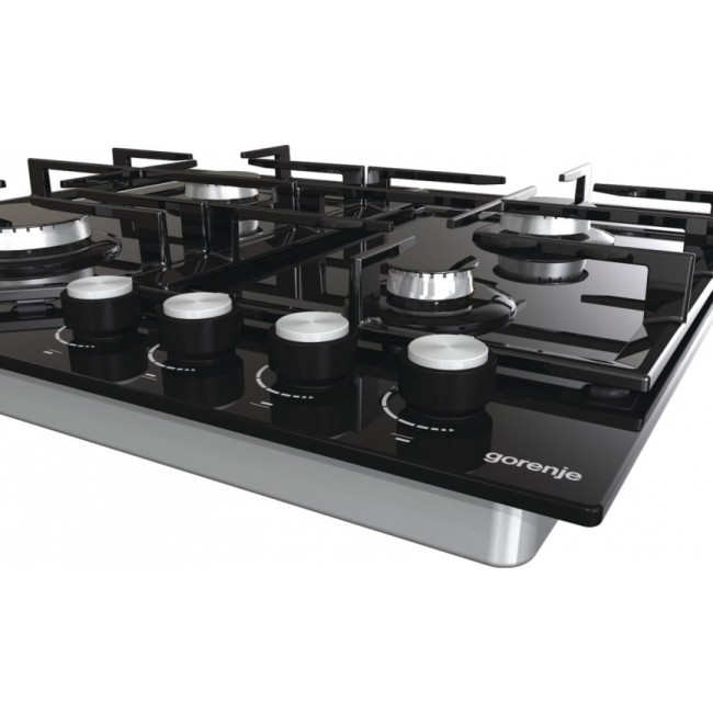 Gorenje GT641KB hob Black Built-in 60 cm Gas 4 zone(s) Gorenje GT641KB hob Black Built-in 60 cm Gas 4 zone(s)