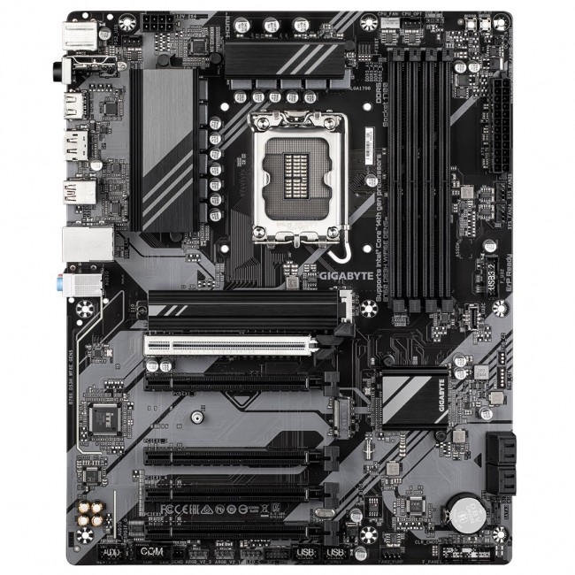 GIGABYTE B760 DS3H WIFI6E GEN5 Motherboard - Supports Intel Core 14th Gen CPUs, 8+2+1 Phases Digital VRM, up to 5600MHz DDR5, 2xPCIe 4.0 M.2, Wi-Fi 6E, 1GbE LAN, USB 3.2 Gen 2x2